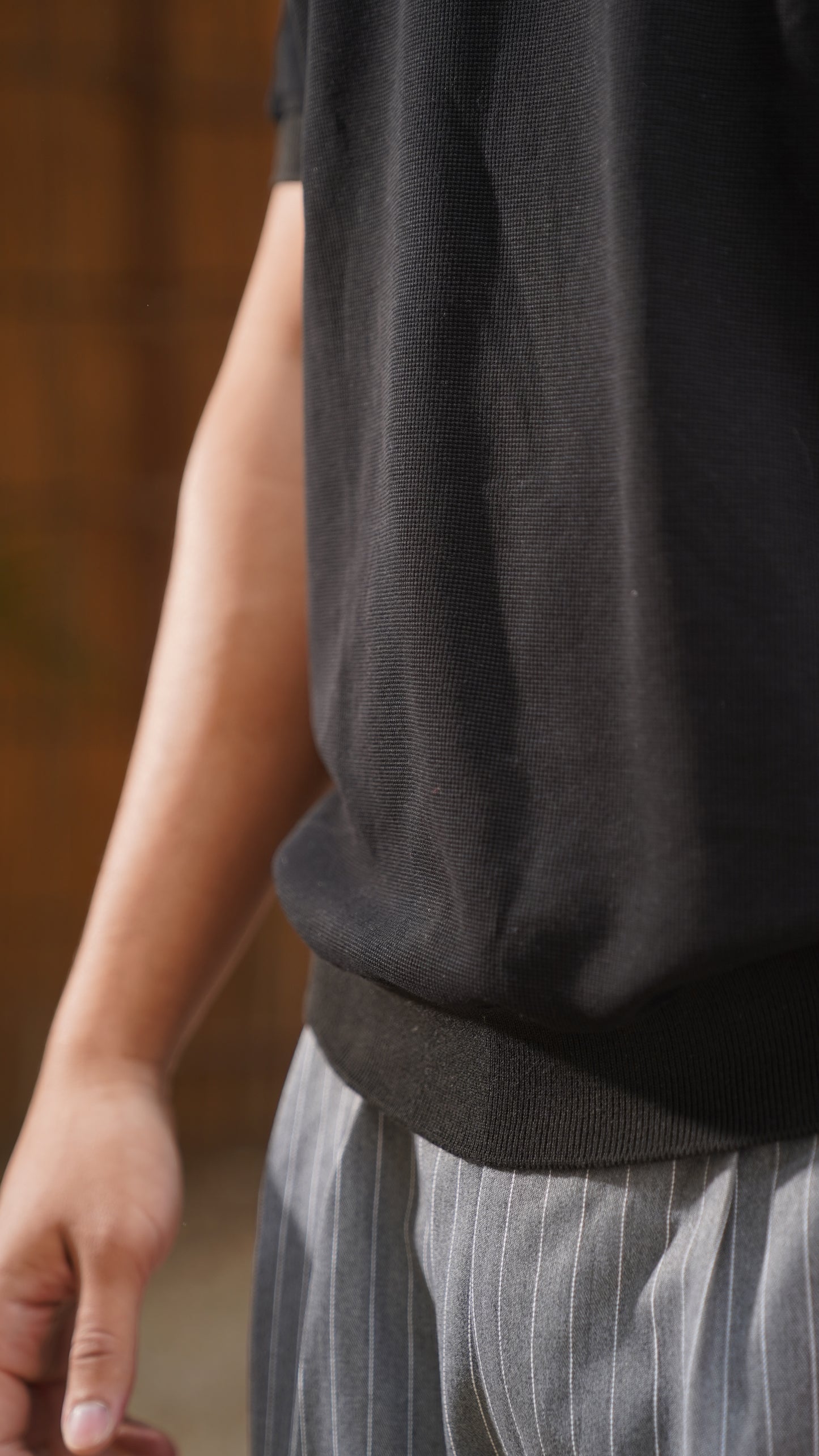 Black Essential Polo