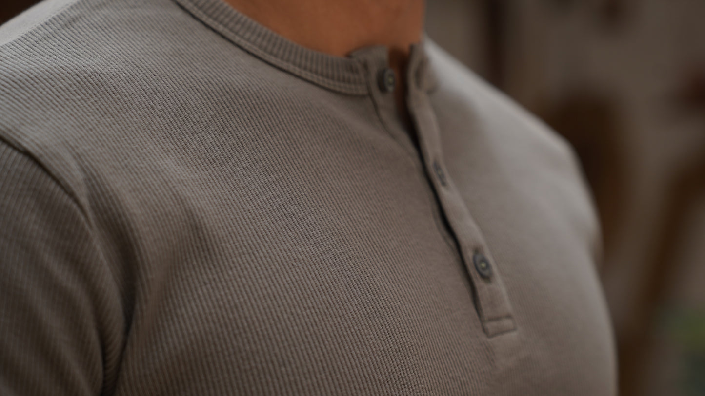 Long Sleeve Henley Shirt
