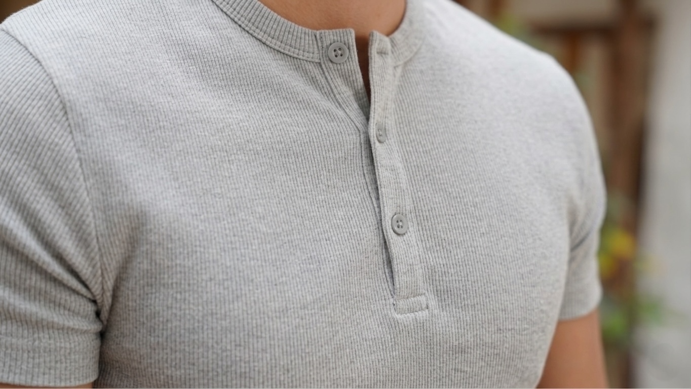Short Sleeve Henley Shirt