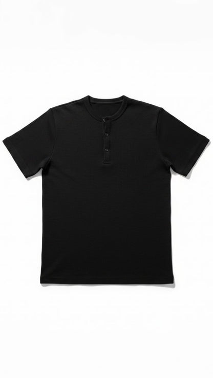 Short Sleeve Henley Shirt