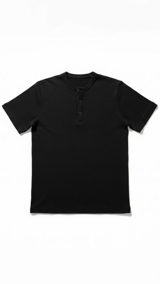Short Sleeve Henley Shirt