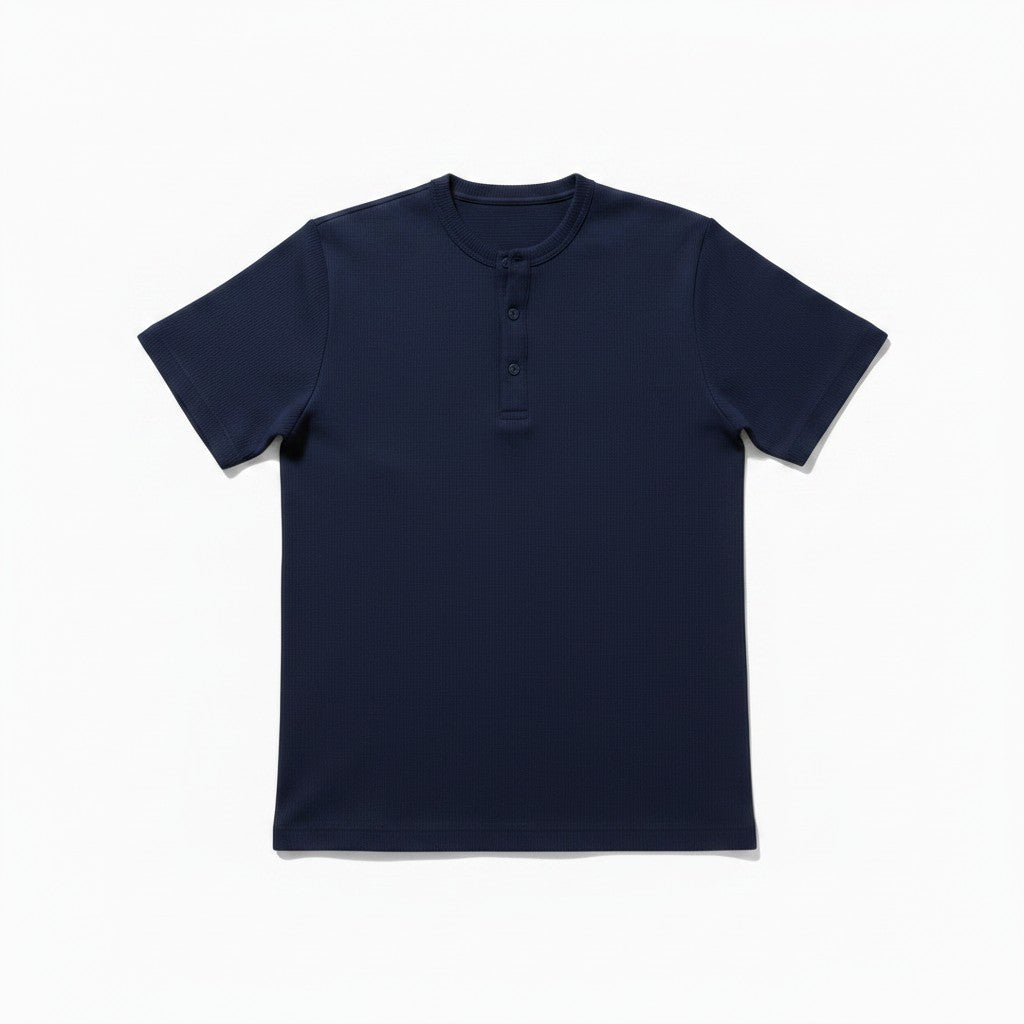 Short Sleeve Henley Shirt