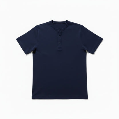 Short Sleeve Henley Shirt