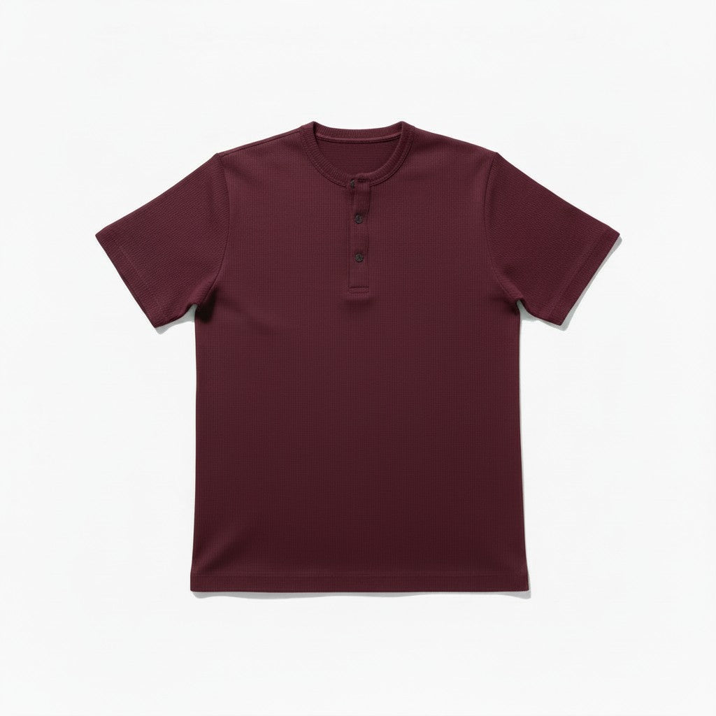 Short Sleeve Henley Shirt