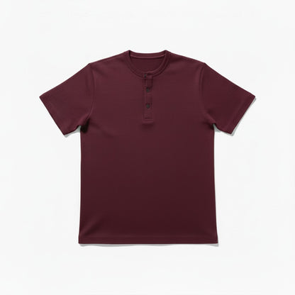 Short Sleeve Henley Shirt