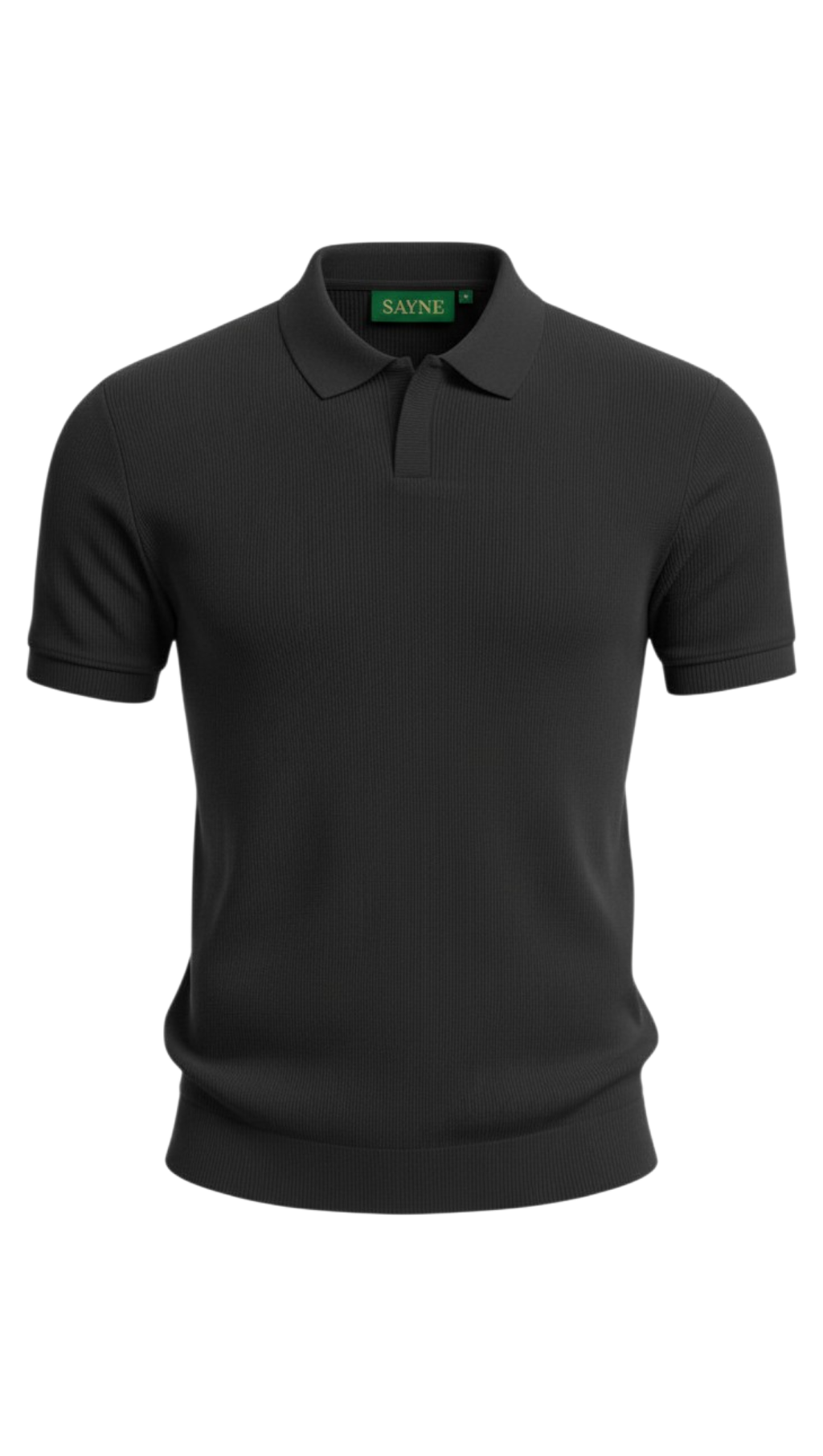 Black Essential Polo